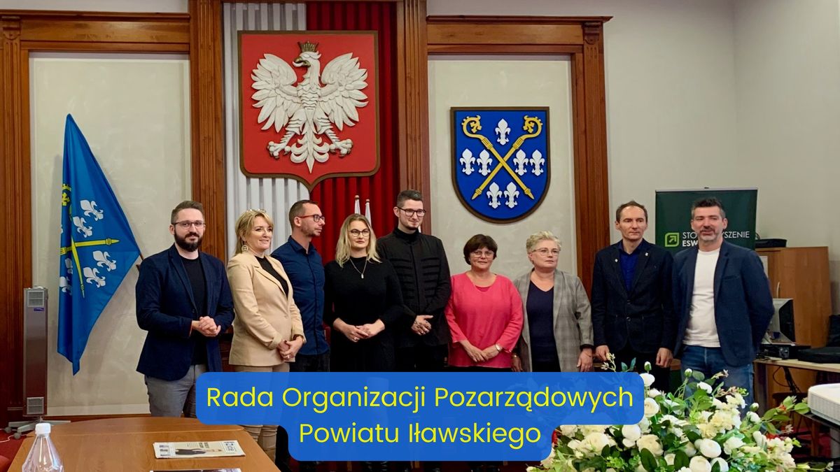 Wybrany do Rady Organizacji Pozarządowych Powiatu Iławskiego